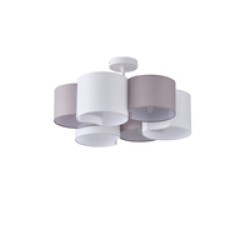 ΦΩΤΙΣΤΙΚΟ ΚΡΕΜΑΣΤΟ ΥΦΑΣΜΑ 6ΦΩΤΟ 6XE14 MAX 8W Φ580mm Max15w ΛΕΥΚΟ ARTE ILLUMINA CLOUD