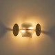 ΑΠΛΙΚΑ ΤΟΙΧΟΥ 2XE14 MAX 8W 160Χ330Χ180mm ΧΡΥΣΟ ARTE ILLUMINA GLOW