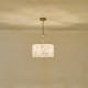 ΦΩΤΙΣΤΙΚΟ ΚΡΕΜΑΣΤΟ ΥΦΑΣΜΑ 3ΦΩΤΟ 3XE14 MAX 8W Φ380X690mm ARTE ILLUMINA VERONA