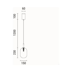 ΦΩΤΙΣΤΙΚΟ ΚΡΕΜΑΣΤΟ ΓΥΑΛΙ 1XE27 Max15w 150X230mm ΚΟΝΙΑΚ ARTE ILLUMINA CANDY ΦΩΤΙΣΤΙΚΟ ΚΡΕΜΑΣΤΟ ΓΥΑΛΙ 1XE27 Max15w 150X230mm ΚΟΝΙΑΚ ARTE ILLUMINA CANDY