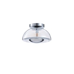 ΠΛΑΦΟΝΙΕΡΑ ΓΥΑΛΙΝΗ G9 MAX 7W 230X230X150mm ΑΣΗΜΙ ARTE ILLUMINA CLEAR