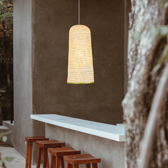 ΦΩΤΙΣΤΙΚΟ ΚΡΕΜΑΣΤΟ ΜΟΝΟΦΩΤΟ Ε27 MAX 60W D300X600H BAMBOO ARTE ILLUMINA CROSSLINE ΦΩΤΙΣΤΙΚΟ ΚΡΕΜΑΣΤΟ ΜΟΝΟΦΩΤΟ Ε27 MAX 60W D300X600H BAMBOO ARTE ILLUMINA CROSSLINE
