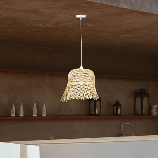ΦΩΤΙΣΤΙΚΟ ΚΡΕΜΑΣΤΟ ΜΟΝΟΦΩΤΟ Ε27 MAX 60W D400XH430 BAMBOO ARTE ILLUMINA CROSSLINE ΦΩΤΙΣΤΙΚΟ ΚΡΕΜΑΣΤΟ ΜΟΝΟΦΩΤΟ Ε27 MAX 60W D400XH430 BAMBOO ARTE ILLUMINA CROSSLINE