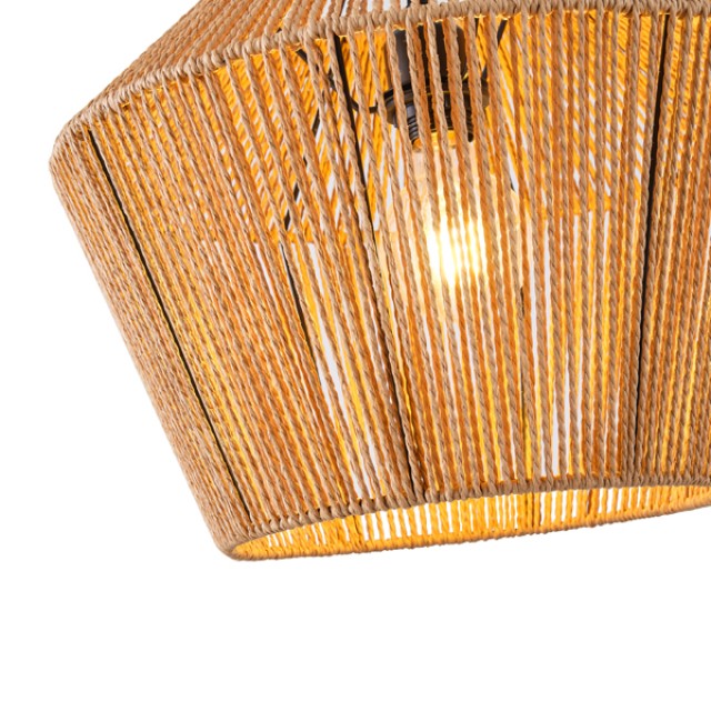 ΦΩΤΙΣΤΙΚΟ ΚΡΕΜΑΣΤΟ ΡΑΤΤΑΝ 1XE27 Max 15w  400X1320mm ΚΑΦΕ ARTE ILLUMINA VENTO ΦΩΤΙΣΤΙΚΟ ΚΡΕΜΑΣΤΟ ΡΑΤΤΑΝ 1XE27 Max 15w  400X1320mm ΚΑΦΕ ARTE ILLUMINA VENTO