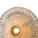 ΑΠΛΙΚΑ ΤΟΙΧΟΥ ΒΑΜΒΟΟ 1XE27 Max 15w  400X140mm ΚΑΦΕ-ΜΑΥΡΟ ARTE ILLUMINA CYCLONE