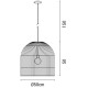 ΦΩΤΙΣΤΙΚΟ ΚΡΕΜΑΣΤΟ ΜΟΝΟΦΩΤΟ  Ε27 MAX 60W D500X500 RATTAN  ΜΑΥΡΟ ARTE ILLUMINA KAI ΦΩΤΙΣΤΙΚΟ ΚΡΕΜΑΣΤΟ ΜΟΝΟΦΩΤΟ  Ε27 MAX 60W D500X500 RATTAN  ΜΑΥΡΟ ARTE ILLUMINA KAI