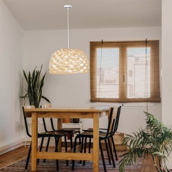 ΦΩΤΙΣΤΙΚΟ ΚΡΕΜΑΣΤΟ ΜΟΝΟΦΩΤΟ Ε27 MAX 60W Ø450X250 RATTAN ARTE ILLUMINA KAI ΦΩΤΙΣΤΙΚΟ ΚΡΕΜΑΣΤΟ ΜΟΝΟΦΩΤΟ Ε27 MAX 60W Ø450X250 RATTAN ARTE ILLUMINA KAI