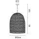 ΦΩΤΙΣΤΙΚΟ ΚΡΕΜΑΣΤΟ ΜΟΝΟΦΩΤΟ Ε27 MAX 60W D650XH850 RATTAN ΛΕΥΚΟ ARTE ILLUMINA KAI ΦΩΤΙΣΤΙΚΟ ΚΡΕΜΑΣΤΟ ΜΟΝΟΦΩΤΟ Ε27 MAX 60W D650XH850 RATTAN ΛΕΥΚΟ ARTE ILLUMINA KAI