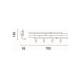 ΦΩΤΙΣΤΙΚΟ ΕΠΙΤΟΙΧΙΟ LED 10W 700Lm 3000K 700X185X95mm ΞΥΛΟ-ΜΕΤΑΛΛΟ ARTE ILLUMINA WAL