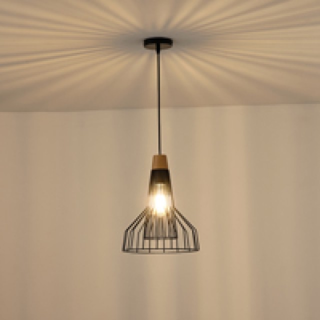 ΦΩΤΙΣΤΙΚΟ ΚΡΕΜΑΣΤΟ ΜΕΤΑΛΛΟ 1XE27 Max 15w  260X260X1370mm ΜΑΥΡΟ ARTE ILLUMINA TASSEL ΦΩΤΙΣΤΙΚΟ ΚΡΕΜΑΣΤΟ ΜΕΤΑΛΛΟ 1XE27 Max 15w  260X260X1370mm ΜΑΥΡΟ ARTE ILLUMINA TASSEL