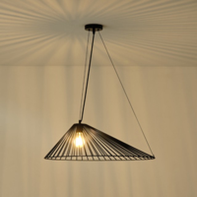 ΦΩΤΙΣΤΙΚΟ ΚΡΕΜΑΣΤΟ ΜΕΤΑΛΛΟ 1xΕ27 Max15W 600X390X1300Dmm ΜΑΥΡΟ ARTE ILLUMINA RAY ΦΩΤΙΣΤΙΚΟ ΚΡΕΜΑΣΤΟ ΜΕΤΑΛΛΟ 1xΕ27 Max15W 600X390X1300Dmm ΜΑΥΡΟ ARTE ILLUMINA RAY