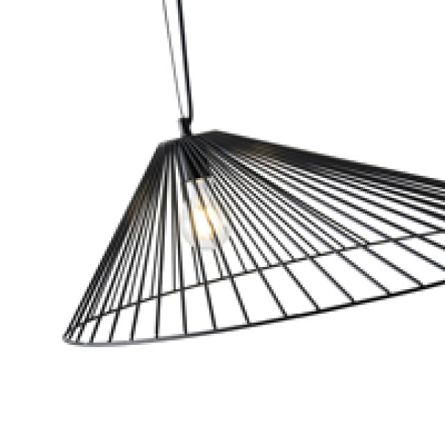 ΦΩΤΙΣΤΙΚΟ ΚΡΕΜΑΣΤΟ ΜΕΤΑΛΛΟ 1xΕ27 Max15W 600X390X1300Dmm ΜΑΥΡΟ ARTE ILLUMINA RAY ΦΩΤΙΣΤΙΚΟ ΚΡΕΜΑΣΤΟ ΜΕΤΑΛΛΟ 1xΕ27 Max15W 600X390X1300Dmm ΜΑΥΡΟ ARTE ILLUMINA RAY