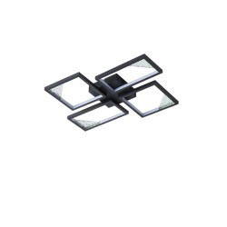 ΦΩΤΙΣΤΙΚΟ ΟΡΟΦΗΣ AΛΟΥΜΙΝΙΟ LED 36W 1200Lm 3000K 450X580X55mm AΣΗΜΙ ARTE ILLUMINA SQUARE
