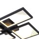 ΦΩΤΙΣΤΙΚΟ ΟΡΟΦΗΣ AΛΟΥΜΙΝΙΟ LED  36W 1200Lm 3000K 450X580X55mm AΣΗΜΙ ARTE ILLUMINA SQUARE