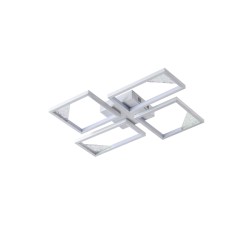ΦΩΤΙΣΤΙΚΟ ΟΡΟΦΗΣ ΑΛΟΥΜΙΝΙΟ LED 36W 900Lm 3000K 450X580X55mm ΜΑΥΡΟ ARTE ILLUMINA SQUARE