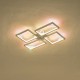 ΦΩΤΙΣΤΙΚΟ ΟΡΟΦΗΣ ΑΛΟΥΜΙΝΙΟ LED 36W 900Lm 3000K 450X580X55mm ΜΑΥΡΟ ARTE ILLUMINA SQUARE