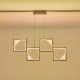 ΦΩΤΙΣΤΙΚΟ ΟΡΟΦΗΣ ΑΛΟΥΜΙΝΙΟ LED 36W 850Lm 3000K 820X16X1340mm ΜΑΥΡΟ ARTE ILLUMINA SQUARE
