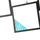 ΦΩΤΙΣΤΙΚΟ ΟΡΟΦΗΣ ΑΛΟΥΜΙΝΙΟ LED 36W 850Lm 3000K 820X16X1340mm ΜΑΥΡΟ ARTE ILLUMINA SQUARE