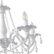 ΦΩΤΙΣΤΙΚΟ ΚΡΕΜΑΣΤΟ ΑΛΟΥΜΙΝΙΟ 5XE14 MAX 8W 1060X640mm  ΔΙΑΦΑΝΕΣ ΓΥΑΛΙ ARTE ILLUMINA KRISTALLO