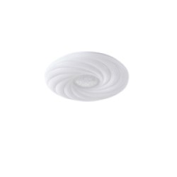 ΠΛΑΦΟΝΙΕΡΑ ΠΛΑΣΤΙΚΗ LED 60W 5580Lm 3000K 3CCT 3000-4000-6500K Φ480x75mm ΛΕΥΚΟ ARTE ILLUMINA TRIANO