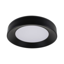 ΠΛΑΦΟΝΙΕΡΑ ΜΕΤΑΛΛΙΚΗ 40W 2262Lm 3000K 500x500x100mm ΜΑΥΡΟ ARTE ILLUMINA UPON