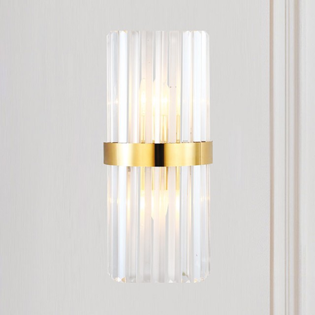 ΑΠΛΙΚΑ ΤΟΙΧΟΥ 2XΕ14 Max 2x8W 20X45 ΧΡΥΣΟ ARTE ILLUMINA ERATO