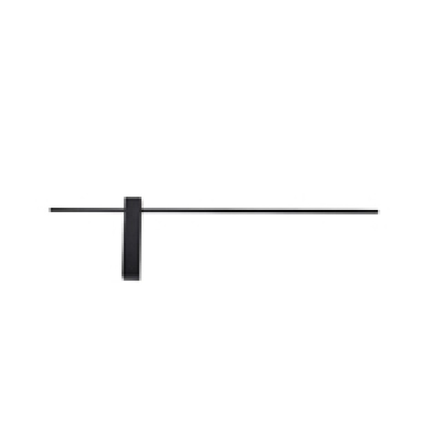 ΑΠΛΙΚΑ TOIXOY ΜΕΤΑΛΛΙΚΗ LED 10W 1000Lm 3000K 800X200X40mm ΜΑΥΡΟ ARTE ILLUMINA CLIO