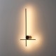 ΑΠΛΙΚΑ TOIXOY ΜΕΤΑΛΛΙΚΗ LED 12W 1200Lm 3000K 600x200x60mm ΜΑΥΡΟ ARTE ILLUMINA CLIO