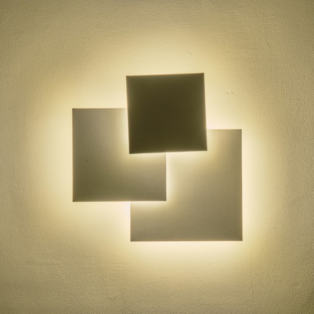 ΦΩΤΙΣΤΙΚΟ TOIXOY LED 16W 1400Lm 3000Κ  450X440mm ΛΕΥΚΟ ARTE ILLUMINA THALIA