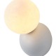 ΑΠΛΙΚΑ TOIXOY ΜΕΤΑΛΛΙΚΗ  G9 MAX 25W 100X120mm ΛΕΥΚΟ ARTE ILLUMINA TERPSI