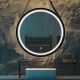 ΚΑΘΡΕΠΤΗΣ ΣΤΡΟΓΓΥΛΟΣ TOUCH LED ΜΕ ΜΑΥΡΟ ΣΤΗΡΙΓΜΑ 20w 1680lm 3CCT(3000-4000-6000K)600mm ARTE ILLUMINA MIRO