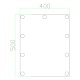 ΚΑΘΡΕΠΤΗΣ ΜΑΚΙΓΙΑΖ ΠΑΡΑΛΛΗΛΟΓΡΑΜΜΟΣ LED 9W 1680Lm 85-265V  600X00mm ARTE ILLUMINA MIRO