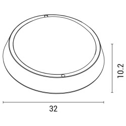 ΦΩΤΙΣΤΙΚΟ ΤΟΙΧΟΥ ΣΤΡΟΓΓΥΛΟ LED 30W Φ320X102 4000K IP65 ΜΑΥΡΟ PLUS ARTE ILLUMINA ΦΩΤΙΣΤΙΚΟ ΤΟΙΧΟΥ ΣΤΡΟΓΓΥΛΟ LED 30W Φ320X102 4000K IP65 ΜΑΥΡΟ PLUS ARTE ILLUMINA