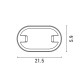ΑΠΛΙΚΑ ΟΒΑΛ LED 15W 4000K 215X125X59mm IP65 ΛΕΥΚΟ-ΜΑΥΡΟ ARTE ILLUMINA ΑΠΛΙΚΑ ΟΒΑΛ LED 15W 4000K 215X125X59mm IP65 ΛΕΥΚΟ-ΜΑΥΡΟ ARTE ILLUMINA