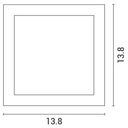 ΑΠΛΙΚΑ ΤΟΙΧΟΥ ΚΙΝΗΤΗ LED 6W 138X138X57 3000K IP54 ΛΕΥΚΗ PRO ARTE ILLUMINA ΑΠΛΙΚΑ ΤΟΙΧΟΥ ΚΙΝΗΤΗ LED 6W 138X138X57 3000K IP54 ΛΕΥΚΗ PRO ARTE ILLUMINA