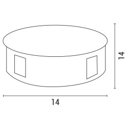 ΦΩΤΙΣΤΙΚΟ ΤΟΙΧΟΥ ΣΤΡΟΓΓΥΛΟ LED 3X4W Φ140X45 3000K IP44 ΛΕΥΚΟ PLUS ARTE ILLUMINA ΦΩΤΙΣΤΙΚΟ ΤΟΙΧΟΥ ΣΤΡΟΓΓΥΛΟ LED 3X4W Φ140X45 3000K IP44 ΛΕΥΚΟ PLUS ARTE ILLUMINA