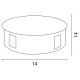 ΦΩΤΙΣΤΙΚΟ ΤΟΙΧΟΥ ΣΤΡΟΓΓΥΛΟ LED 3X4W Φ140X45 3000K IP44 ΛΕΥΚΟ PLUS ARTE ILLUMINA ΦΩΤΙΣΤΙΚΟ ΤΟΙΧΟΥ ΣΤΡΟΓΓΥΛΟ LED 3X4W Φ140X45 3000K IP44 ΛΕΥΚΟ PLUS ARTE ILLUMINA