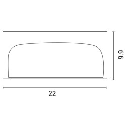 ΑΠΛΙΚΑ ΤΟΙΧΟΥ LM03 ΟΒΑΛ E27 MAX 10W LED 220X99X100 IP54 ΓΚΡΙ PRO ARTE ILLUMINA ΑΠΛΙΚΑ ΤΟΙΧΟΥ LM03 ΟΒΑΛ E27 MAX 10W LED 220X99X100 IP54 ΓΚΡΙ PRO ARTE ILLUMINA