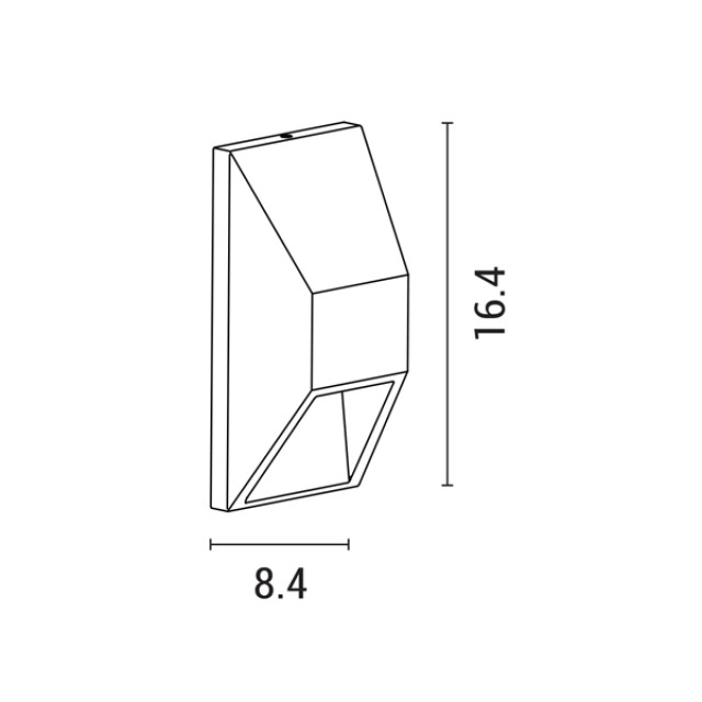 ΦΩΤΙΣΤΙΚΟ ΤΟΙΧΟΥ ΑΛΟΥΜΙΝΙΟΥ 1W 164X82X54.5mm ΓΡΑΦΙΤΗΣ ARTE ILLUMINA ΦΩΤΙΣΤΙΚΟ ΤΟΙΧΟΥ ΑΛΟΥΜΙΝΙΟΥ 1W 164X82X54.5mm ΓΡΑΦΙΤΗΣ ARTE ILLUMINA