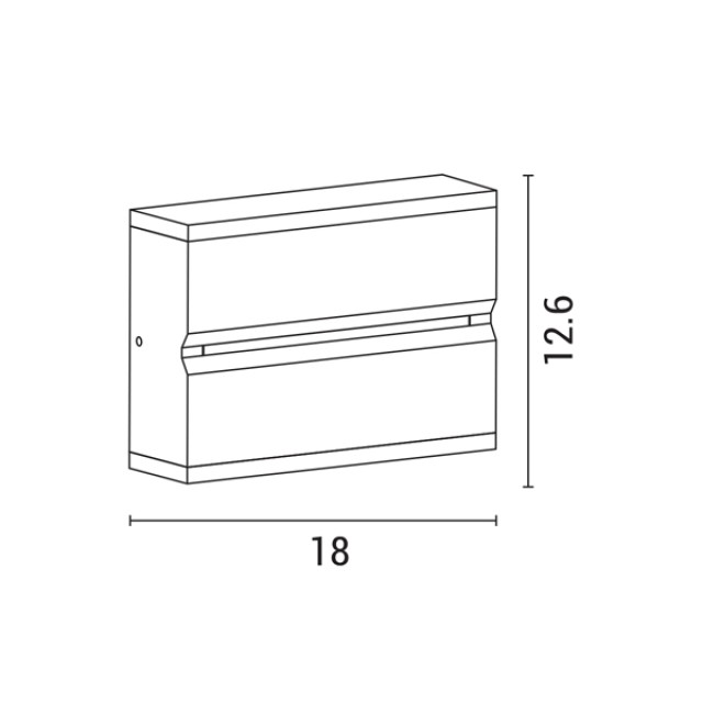 ΑΠΛΙΚΑ ΤΟΙΧΟΥ LED 12W 3000K IP54 180X126X50mm ΜΑΥΡΟ ARTE ILLUMINA ΑΠΛΙΚΑ ΤΟΙΧΟΥ LED 12W 3000K IP54 180X126X50mm ΜΑΥΡΟ ARTE ILLUMINA