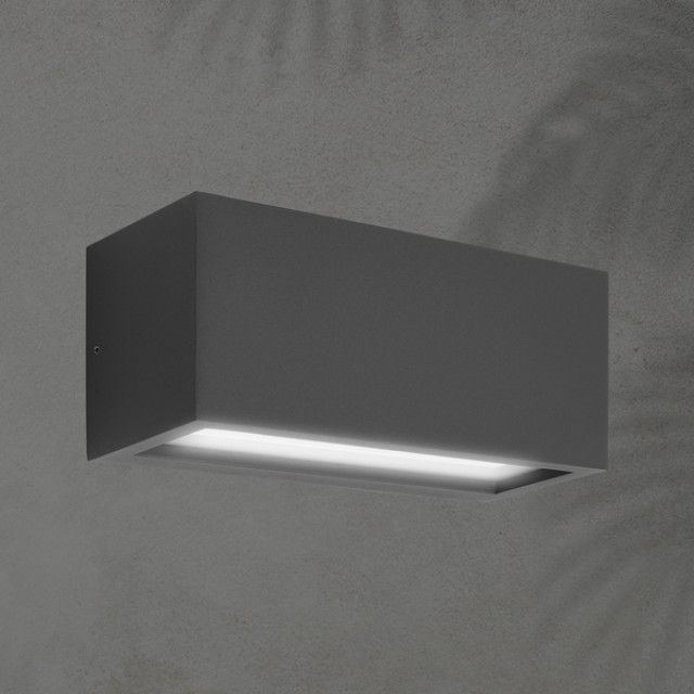 ΑΠΛΙΚΑ ΤΟΙΧΟΥ 1XΕ27 250X110X10 IP54 ΓΡΑΦΙΤΗ UP DOWN ARTE ILLUMINA AMIGO ΑΠΛΙΚΑ ΤΟΙΧΟΥ 1XΕ27 250X110X10 IP54 ΓΡΑΦΙΤΗ UP DOWN ARTE ILLUMINA AMIGO