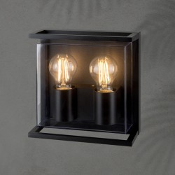 ΑΠΛΙΚΑ ΤΟΙΧΟΥ ΜΕΤΑΛΛΙΚΗ Ε27 2Χ20W 220X220X95mm IP65 ΜΑΥΡΗ ARTE ILLUMINA ΑΠΛΙΚΑ ΤΟΙΧΟΥ ΜΕΤΑΛΛΙΚΗ Ε27 2Χ20W 220X220X95mm IP65 ΜΑΥΡΗ ARTE ILLUMINA