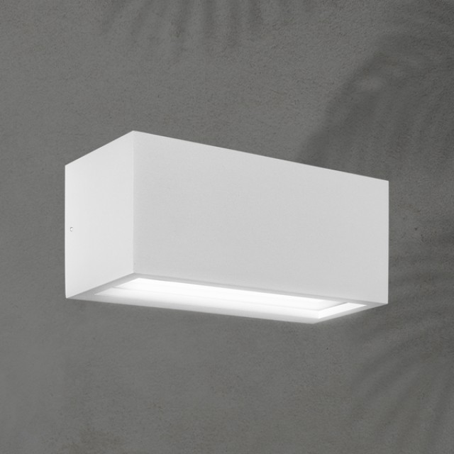 ΑΠΛΙΚΑ ΤΟΙΧΟΥ 2XΕ27 250X110X10 IP54 ΛΕΥΚΗ  UP DOWN ARTE ILLUMINA AMIGO ΑΠΛΙΚΑ ΤΟΙΧΟΥ 2XΕ27 250X110X10 IP54 ΛΕΥΚΗ  UP DOWN ARTE ILLUMINA AMIGO