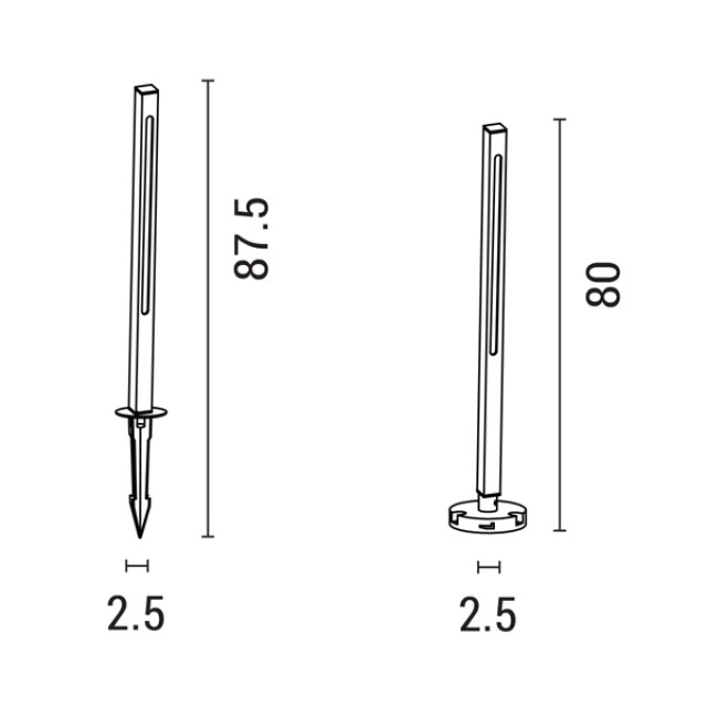 ΚΟΛΩΝΑΚΙ ΑΛΟΥΜΙΝΙΟΥ 12W 25X8000mm IP65 3000K ΜΑΥΡΟ ARTE ILLUMINA ΚΟΛΩΝΑΚΙ ΑΛΟΥΜΙΝΙΟΥ 12W 25X8000mm IP65 3000K ΜΑΥΡΟ ARTE ILLUMINA