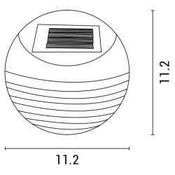 ΑΠΛΙΚΑ ΜΕ ΗΛΙΑΚΟ PANEL Φ112X40mm 3000Κ ARTE ILLUMINA ΑΠΛΙΚΑ ΜΕ ΗΛΙΑΚΟ PANEL Φ112X40mm 3000Κ ARTE ILLUMINA