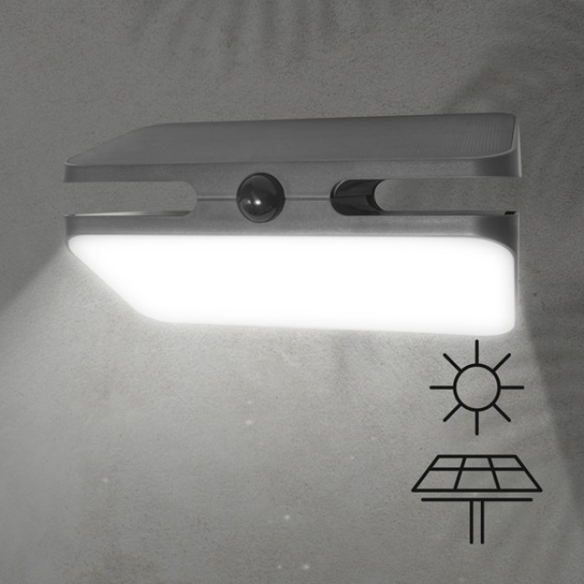 ΑΠΛΙΚΑ ΜΕ ΗΛΙΑΚΟ PANEL 7W 700LM 4000Κ IP54 ΜΕ ΑΝΙΧΝΕΥΤΗ ΚΙΝΗΣΗΣ ARTE ILLUMINA ΑΠΛΙΚΑ ΜΕ ΗΛΙΑΚΟ PANEL 7W 700LM 4000Κ IP54 ΜΕ ΑΝΙΧΝΕΥΤΗ ΚΙΝΗΣΗΣ ARTE ILLUMINA