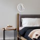 ΑΠΛΙΚΑ ΚΡΕΒΑΤΙΟΥ ΑΝΑΓΝΩΣΗ LED Σ 9W & 3W 780Lm 3000K ΛΕΥΚΟ ARTE ILLUMINA IRIS 1