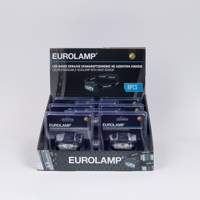 LED ΦΑΚΟΣ ΚΕΦΑΛΗΣ ΕΠΑΝΑΦΟΡΤΙΖΟΜΕΝΟΣ ΜΕ ΑΙΣΘΗΤΗΡΑ ΚΙΝΗΣΗΣ