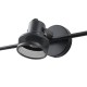 ΣΠΟΤ ΟΡΟΦΗΣ ΤΡΙΠΛΟ ΜΕ ΔΙΧΤΥ E27 Max 15w 640X100X300mm ΜΑΥΡΟ ARTE ILLUMINA SOLUN