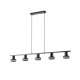 ΣΠΟΤ ΟΡΟΦΗΣ ΜΕ ΔΙΧΤΥ ΠΕΝΤΑΠΛΟ E27 Max 15w 1180X100X1180mm ΜΑΥΡΟ ARTE ILLUMINA SOLUN